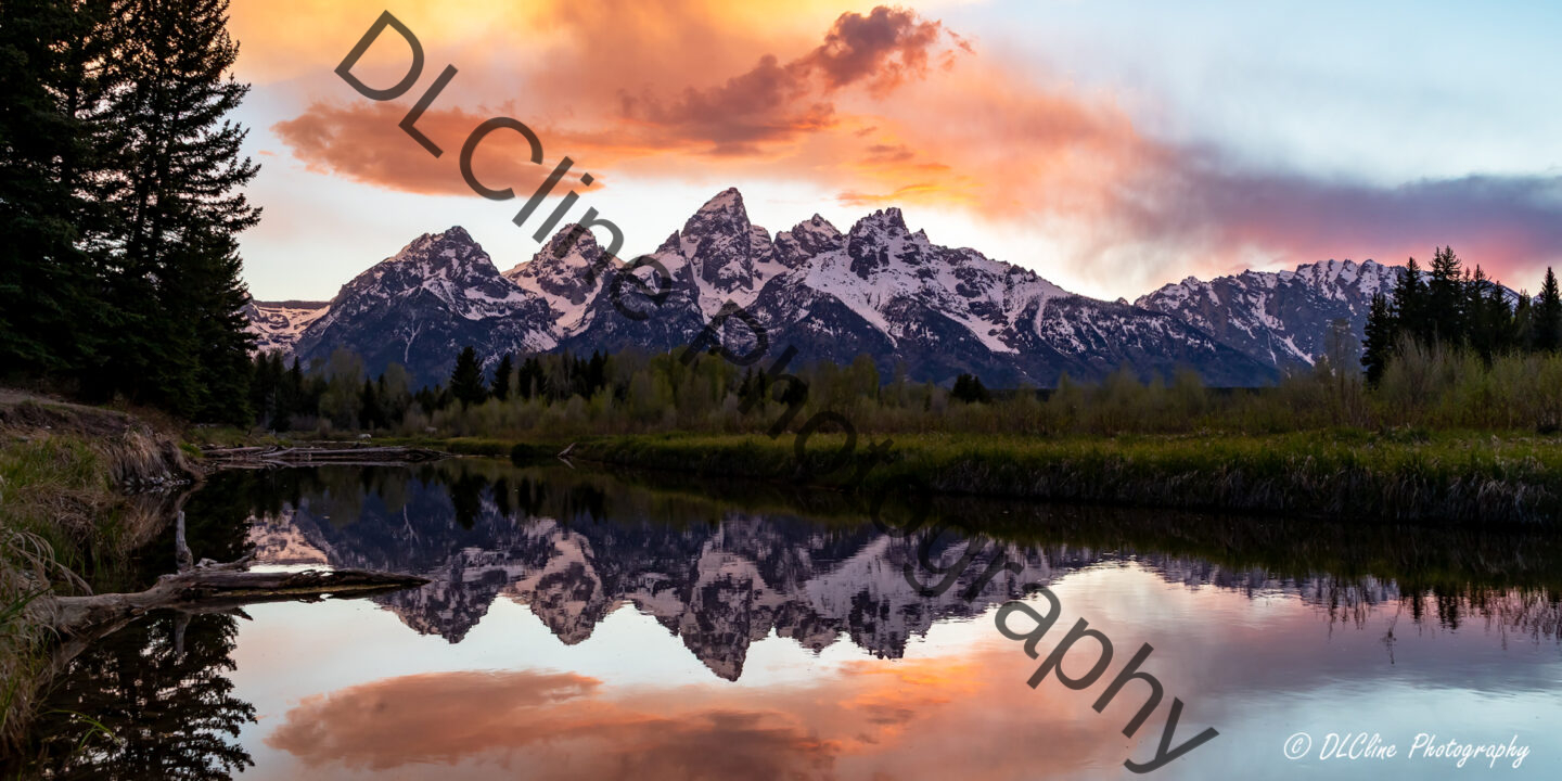 Grand Tetons - Sunset