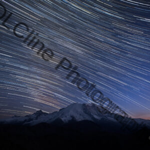 Mt Rainier Star Trails