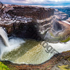 Palouse Falls Snow