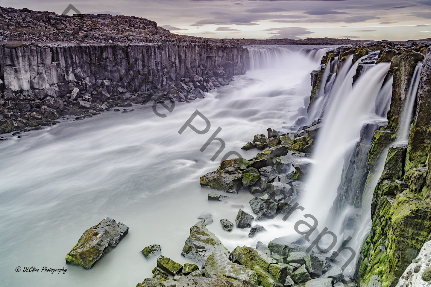 Selfoss waterfall Iceland