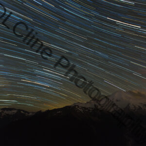 Star Trails Mt Rainier