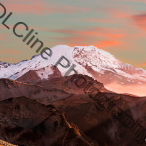 Mount Rainier at Sunset